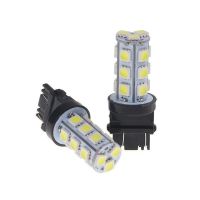 2ชิ้น3157ปรับแต่งรถสีขาว5050 18-Smd ย้อนกลับไฟ Led หลอดไฟ3156 3456 3757 3057 4114อุปกรณ์เสริมรถยนต์อเนกประสงค์