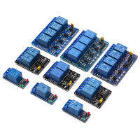 โมดูลรีเลย์ Htn 5V 12V 24V พร้อมเอาต์พุตรีเลย์ Optocoupler 1 2 4 Way Relay Module