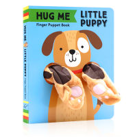 Hug my dog finger puppet book English original picture book