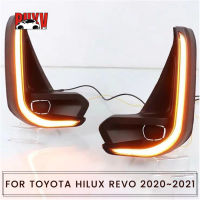 BuyV 2-IN-1ไฟเลี้ยวหลอดไฟ LED ด้านหน้าอุปกรณ์เสริมสำหรับ Toyota Hilux REVO