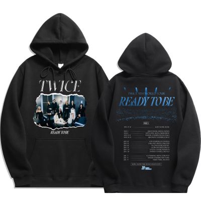 Twice 5th World Tour /Men Hoodie Sweatshirt Streetwear Hip Hop Pullover Hooded Jacket Male Tracksuit Casual Sportswear Size XS-4XL