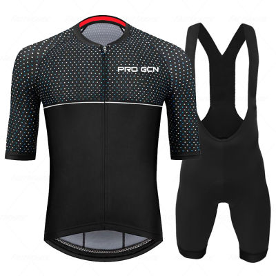 2023 PRO GCN ผู้ชายฤดูร้อนขี่จักรยานเสื้อผ้าชุดระบายอากาศจักรยานเสือภูเขาขี่จักรยานเสื้อผ้า Ropa C Iclismo Verano ไตรกีฬาชุด