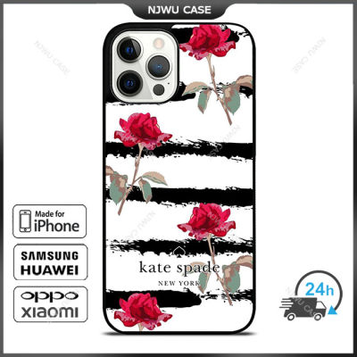 KateSpade 2 Phone Case for iPhone 14 Pro Max / iPhone 13 Pro Max / iPhone 12 Pro Max / XS Max / Samsung Galaxy Note 10 Plus / S22 Ultra / S21 Plus Anti-fall Protective Case Cover