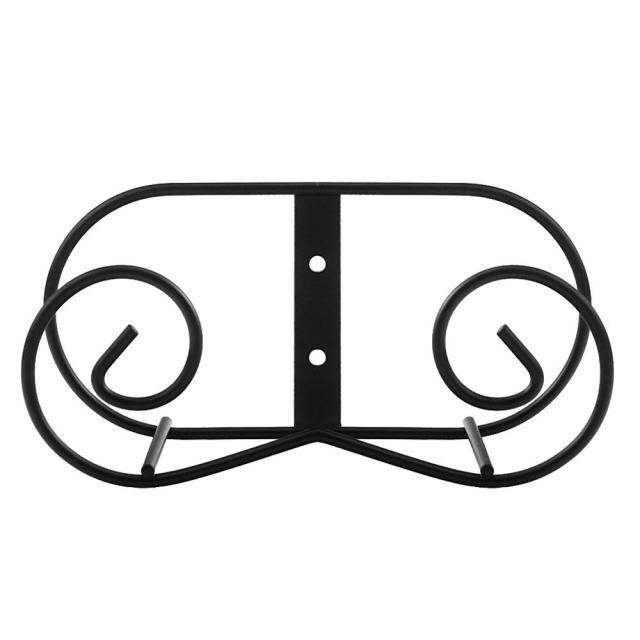 Black Metal Wall Mount Display Easel Stand Horizontal Frame Picture