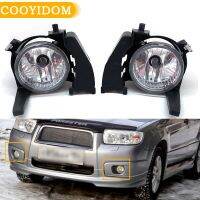 Newprodectscoming car DRL Front Bumper Fog Lights With Glass Lens Fog Lamp Driving Light Foglight With Bulb For Subaru Forester SG 2006 2007 2008