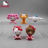 Sanrio หุ่นชุดคอสเพลย์card Captor Sakura ภาพอนิเมะทำจากวัสดุวิทยาศาสตร์แบบเครื่องประดับตกแต่งของเล่นของขวัญวันคริสต์มาส