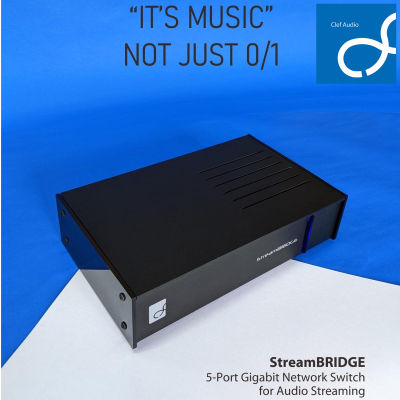 Clef StreamBRIDGE  5 Port Gigabit Network Switch For Music Audio grade / ร้าน All Cable