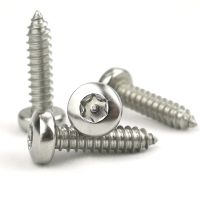 New Product 100Pcs/Lot M2 M2.6 M3 Stainless Steel Pan Head Torx With Pin Round Six Lobe Security Self Tapping Screw