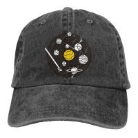 Solar System Vinyl Baseball Cap cowboy hat Peaked cap Cowboy Bebop Hats Men and women hats