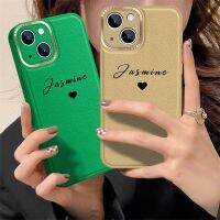 {Haojia เคสโทรศัพท์} เคสนามบัตรสั่งทำตามแบบของคุณสำหรับ iPhone 14 13 Pro Max เลนส์โลหะหนังฝาครอบ12 11