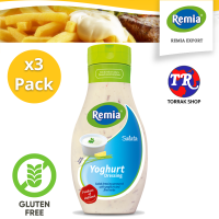 Remia Yoghurt dressing 500ml น้ำสลัด ผสมโยเกิร์ต 500มล. แพ็ค 3 ขวด