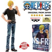 Figure ฟิกเกอร์ งานแท้ 100% แมวทอง Banpresto จากการ์ตูนเรื่อง One Piece วันพีซ เต็มพิกัดสลัดจอมลุย วันพีช Sanji ซันจิ Jeans Freak Series ชุดยีนส์ Ver Original from Japan Anime อนิเมะ การ์ตูน มังงะ คอลเลกชัน New Collection Doll ตุ๊กตา manga Model โมเดล