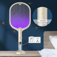 Racket Portable Mosquitos Killer Pest Control Electric Mosquito Racket USB Led Insect Swatter Racket Insects Killer Stun Useful