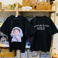 พร้อมส่ง เสื้อยืดหน้าเด็ก ADLV แท้ BABY FACE SHORT SLEEVE T-SHIRT BLACK ASTRONAUT