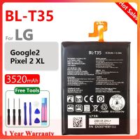 ของแท้ BL-T35 3520MAh แบตเตอรี่ทดแทนสำหรับ LG Google2 Google 2พิกเซล2 XL Pixel2 BL T35แบตเตอรี่โทรศัพท์มือถือ + เครื่องมือฟรี