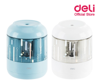 Deli H508 Electric Pencil Sharpener เครื่องเหลาดินสอไฟฟ้า แบบใส่ถ่าน กบเหลาดินสออัตโนมัติ เครื่องเหลาดินสอ เครื่องเขียน