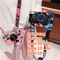 เคส RTY สำหรับ Samsung Galaxy Note 10 Lite ซัมซุงโน้ต10ซัมซุงโน้ต20ซัมซุงโน้ตพิเศษย้อนยุคที่จับยึดปลอกสายคล้องกล้องเคสครอบโทรศัพท์ซิลิโคนพร้อมเคสใส่กล้องตุ๊กตา