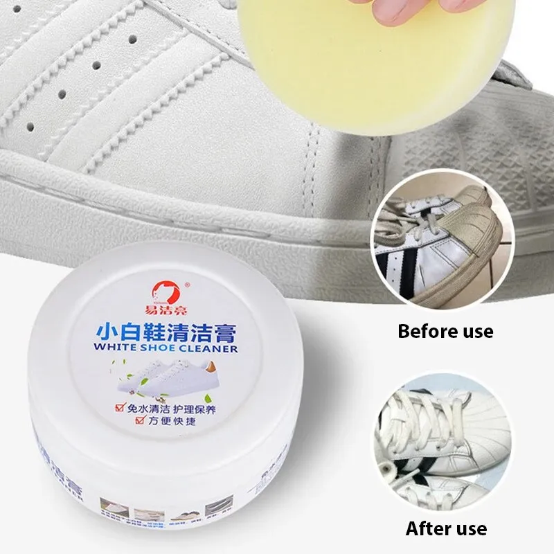 White Shoe Cleaning Cream Multi-functional Cleaning, Brightening, Whitening  And Yellowing Maintenance Of sports Shoes Dropship