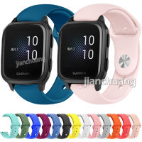 สายนาฬิกาข้อมือซิลิโคนสําหรับ Garmin Venu Sq / Sq Music / Forerunner 645 245 M / Vivomove Hr Smart Watch QC8191634