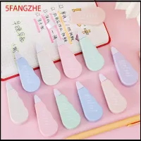 5FANGZHE 6Pcs/Set 24เมตรค่ะ เทปลบคำผิด ปรับเปลี่ยนได้จริง ไม่หักง่าย ตัวแก้ไขรอยเปื้อน แบบพกพาได้ อุปกรณ์เสริมสำหรับโรงเรียน ตัวแก้ไขสีขาวด้วย เครื่องเขียนสำหรับนักเรียน