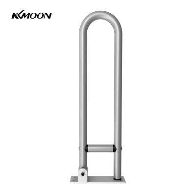 KKmoon อะลูมินัมอัลลอย Handrail สำหรับห้องน้ำ Anti-Fall / Anti-Slip ราวจับห้องน้ำ Flip-Up Handrail ความปลอดภัยสกรูบาร์จับนิรภัย Handle Home เครื่องมือดูแลสุขภาพสำหรับผู้สูงอายุพิการ (ไม่มีฟองน้ำฝาครอบ)