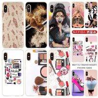 ☋✟☈ Soft Silicone Case For Xiaomi Redmi Note 11 10 9 8 7 Pro Max 10s 9s 8t 4G 5Gr soft Makeups Cosmetic Fundas