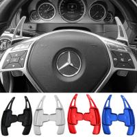 ❦ For Mercedes Benz ML W166 GLK X205 SLK CLA GLA CLS C218 X218 Car Steering Wheel Shifter Paddle Extension DSG Sticker Styling