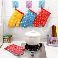 1Pc Glove Kitchen Thermal Insulated Heat Resistant Oven Mitt Thickened Bake Tool Potholders  Mitts   Cozies