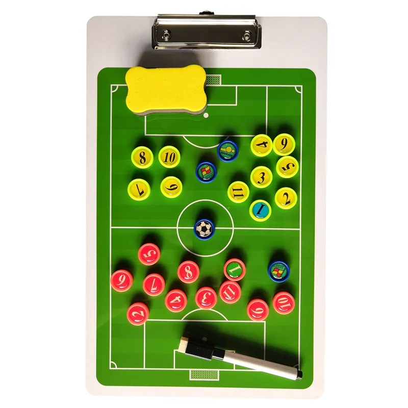 Football Board Clipboard Coach Tactical Board Sided Strategy Clipboard  Coaching Dry Erase Marker Accessories 