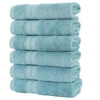 【cw】 Luxury Set 6 Piece Turkish Cotton Soft And Hotel Ultra Super Absorbent 【hot】