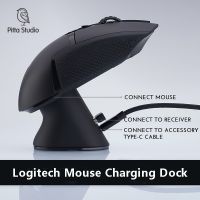 Logitech Mouse Charging Dock Station Pitta Studio Plastic Power Bank Base For G403 502 703 903 Hero G Pro Wireless X Superlight