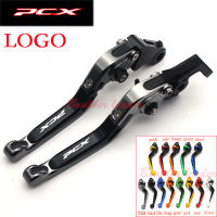 With Logo PCX Sliver+Black CNC Motorcycle ke Clutch Levers For Honda PCX 125 150 PCX125 PCX 150 2010 2013 2014 2015 2016 2017