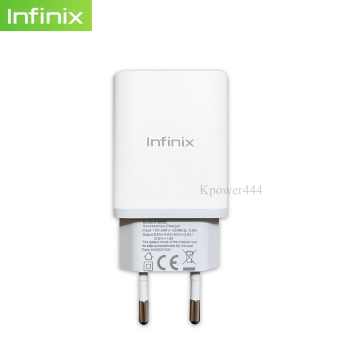 หัวชาร์จเร็ว-18w-ของแท้ศูนย์-infinix-รองรับการชาร์จเร็ว-ใช้งานได้กับมือถือหลายรุ่น-ชาร์จเร็ว