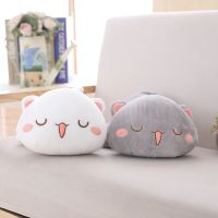 【CW】 2pc/set Mitao Cat Plush Kawaii Lying Stuffed Cute Animal Doll Toy Pillow Soft Cartoon Cushion Kid Christmas Gift