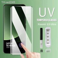 UV Full Cover Glass For Xiaomi 12 12s 11 13 Ultra Pro 13Lite Curved Screen Protector Full Glue Supports Fingerprint Recognition