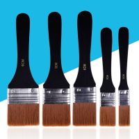 【YF】 Wood Handle Paint Brushes Professional Watercolor Brush For Stains Varnishes Glues Gesso Painting Tools Art Supplies