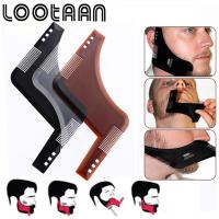 【YF】✼❅♈  1PC Men Beard Comb Styling Template Hairdressing All-In-One for Hair Trim Templates Ruler