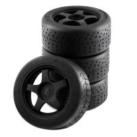 4Pcs Plastic Wheel Rubber Tire for ARRMA 1/7 INFRACTION 6S F1 LIMITLESS RC Car