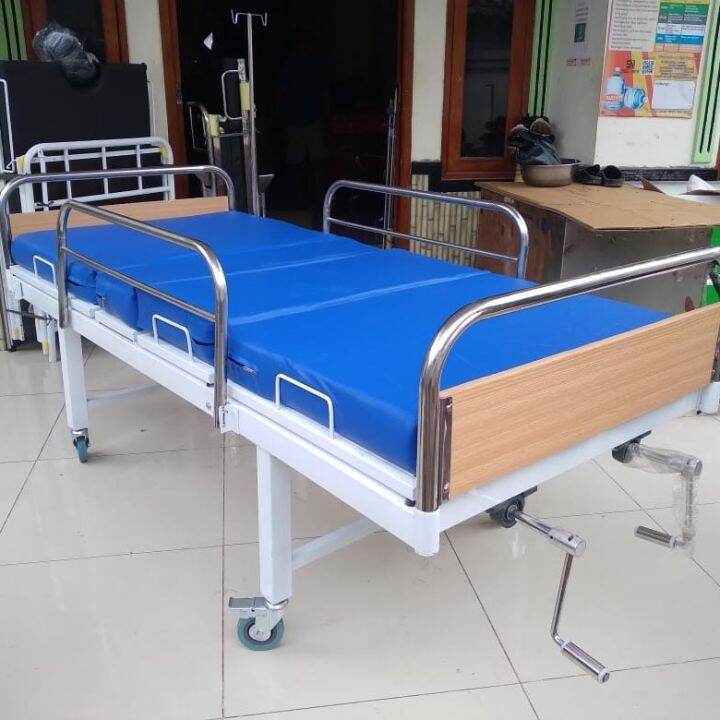 Hospital Bed 2 Crank Plywood I Ranjang Pasien 2 Engkol PlyWood I ...