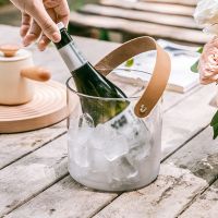 【CW】 Plastic Beverage With Hand Wine Beer Cooling Effect Fruit Storage Basket