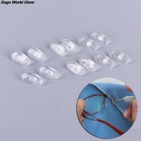 5Pairs/Bag Glasses Nose Pads Nose Pads Anti Slip Silicone White Thin Nosepads for Glasses Sunglasses Eyewear Accessories