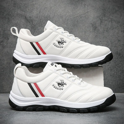 Spring Autumn New Luxury Mens Sports Shoes Lace-up Shallow White Men Shoes Breathable Wear-resisting Sneakers Men Casual Shoes