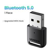 UGREEN USB บลูทูธ5.3 5.0ดองเกิลอะแดปเตอร์สำหรับลำโพง PC เมาส์ไร้สายเพลงเครื่องรับสัญญาณเสียงเครื่องส่งสัญญาณ Aptx บลูทูธ5.0 SPQ3825เครือข่ายบลูทูธ