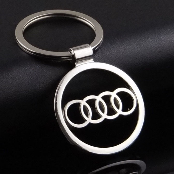 Fashion Key Chains Metal Car Logo Keyring Pendant for Audi A4 A5 Q3 A6 ...