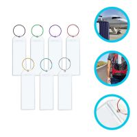 【DT】 hot  7pcs Portable Luggage Tags Baggage Handbag ID Tags Suitcase Tag Name Holders for Traveling