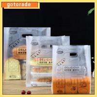 GOTORADE 100PCS โปร่งใสโปร่งใส ถุงพลาสติกใส่ของ ขอบคุณนะครับ กระเป๋าใส่เครื่องประดับ ถุงช้อปปิ้งถุง น่ารักน่ารักๆ พร้อมมือสำหรับเด็ก ถุงห่อคุกกี้ขนม ตกแต่งปาร์ตี้งานแต่งงาน