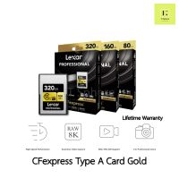 SD Card Lexar Professional CFexpress Type A Card GOLD Series รองรับภาพและวิดีโอระดับ 8K **สำหรับกล้อง SONY เท่านั้น**