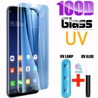 [ขายร้อน]NIQUXI UV กระจกนิรภัยสำหรับ Samsung Galaxy S10 S21 S22 Plus S9 S8ป้องกันหน้าจอ S20 S10e S 9 8หมายเหตุ20 Ultra S10หมายเหตุ8 9 10