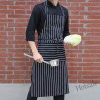 【hot sale】⊙☇ D13 Black and White Aprons Butchers Catering Cooking Chef Aprons