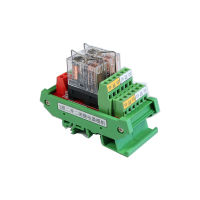 GINRI JR-2L1 2ช่อง Slim PLC อินเทอร์เฟซ G2R-2รีเลย์220VAC เครื่องขยายเสียง PLC Relay Board